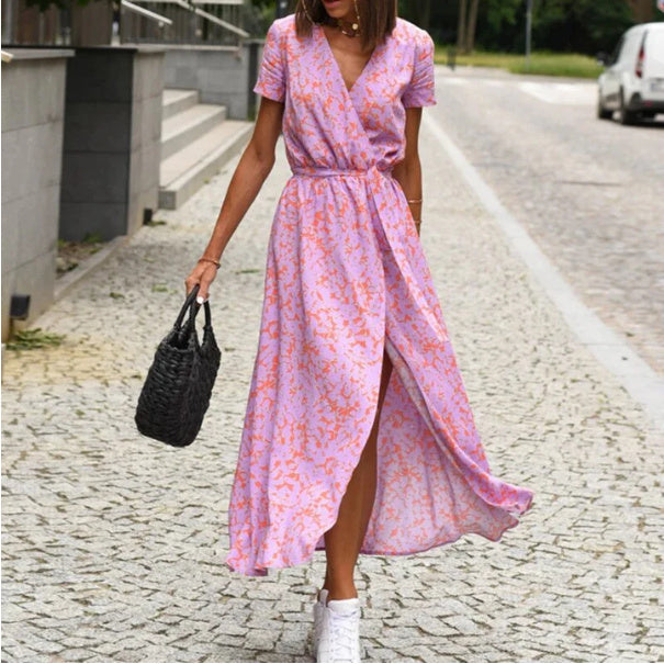 Robe de Plage Imprimée Tendance