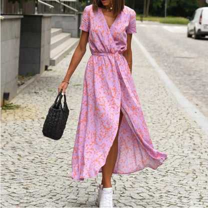 Robe de Plage Imprimée Tendance